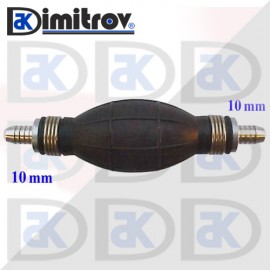 Помпа обезвъздушаване гориво Ø10 mm права
